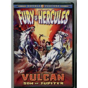 DOUBLE FEATURE DVD - FURY OF HERCULES plus VULCAN SON OF JUPITER, NEW, SEALED